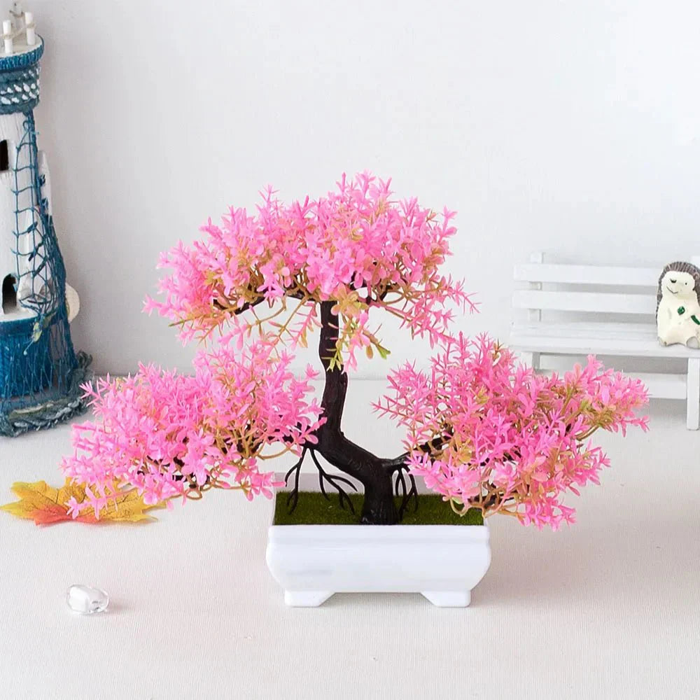 ZenLeaf - Realistischer künstlicher Bonsai-Baum im dekorativen Topf
