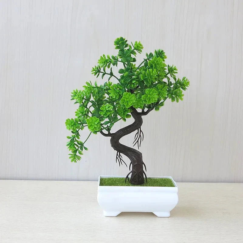 ZenLeaf - Realistischer künstlicher Bonsai-Baum im dekorativen Topf