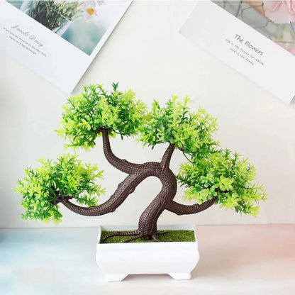 ZenLeaf - Realistischer künstlicher Bonsai-Baum im dekorativen Topf