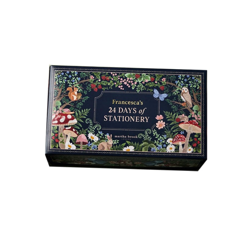 24-Day Writing Stationery Advent Calendar – Enchanted Winter Forest Theme with Unique Gifts 15