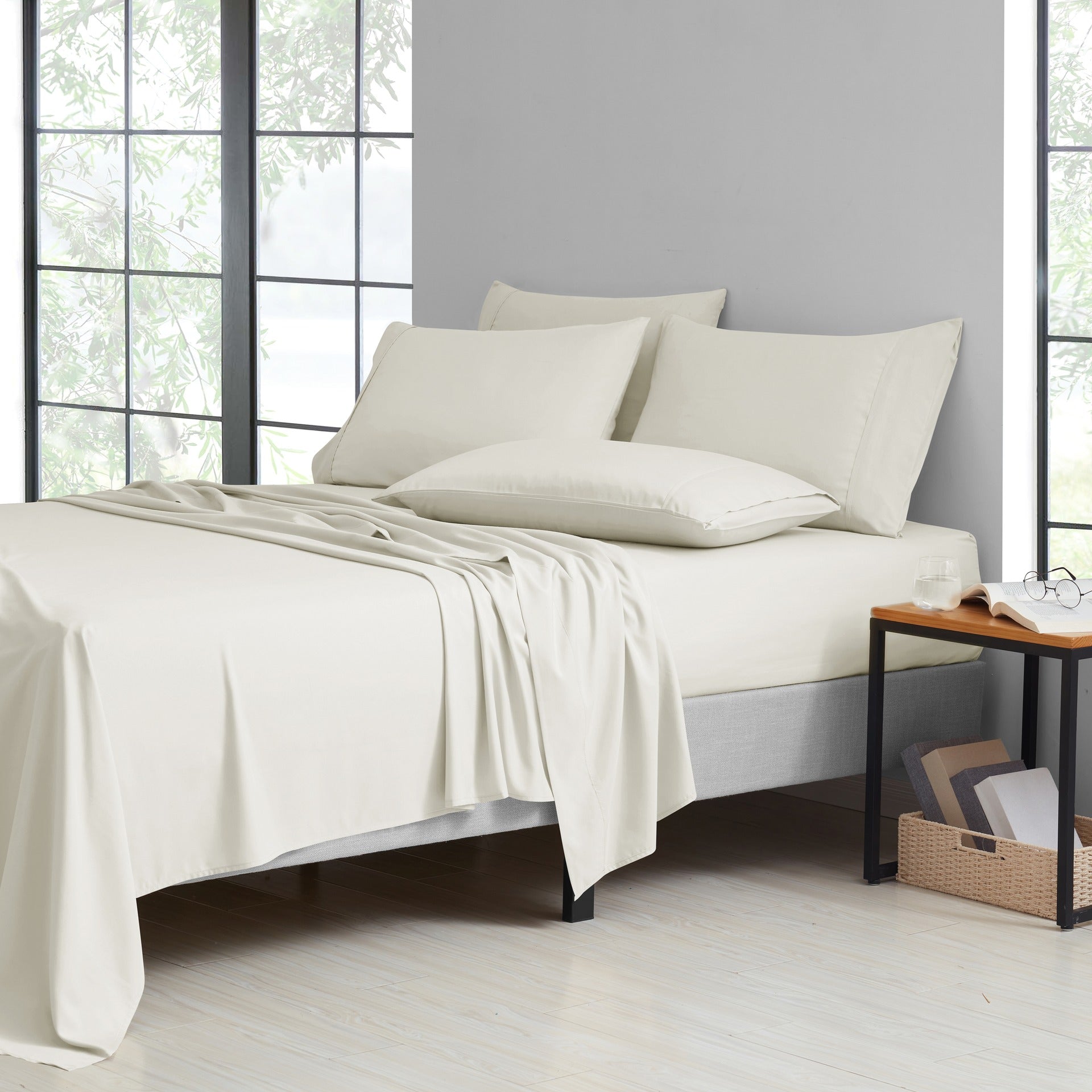 Luxurious Cooling Bamboo Viscose Sheet Set – Breathable, Hypoallergenic, and Moisture-Wicking 5