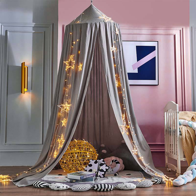 Soft Hanging Canopy for Kids' Room - Dreamveil Bed Canopy for Cozy Reading and Play Area 12