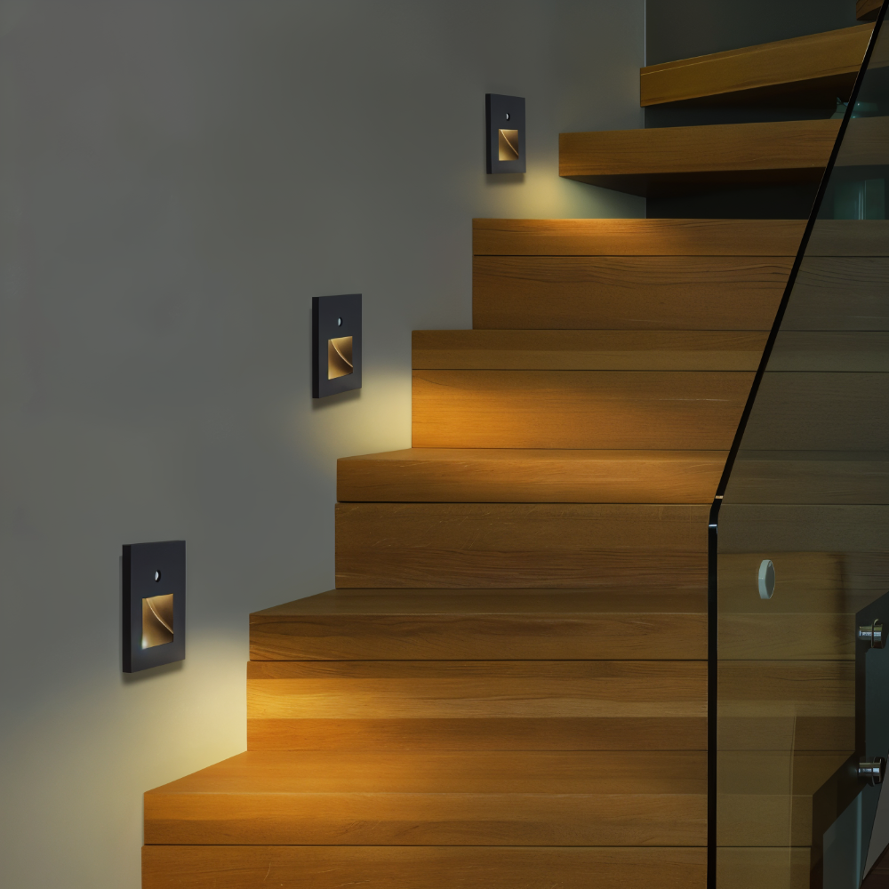 Modern Motion Sensor Stair Light – Stylish LED Wall Light for Safety and Ambiance 3