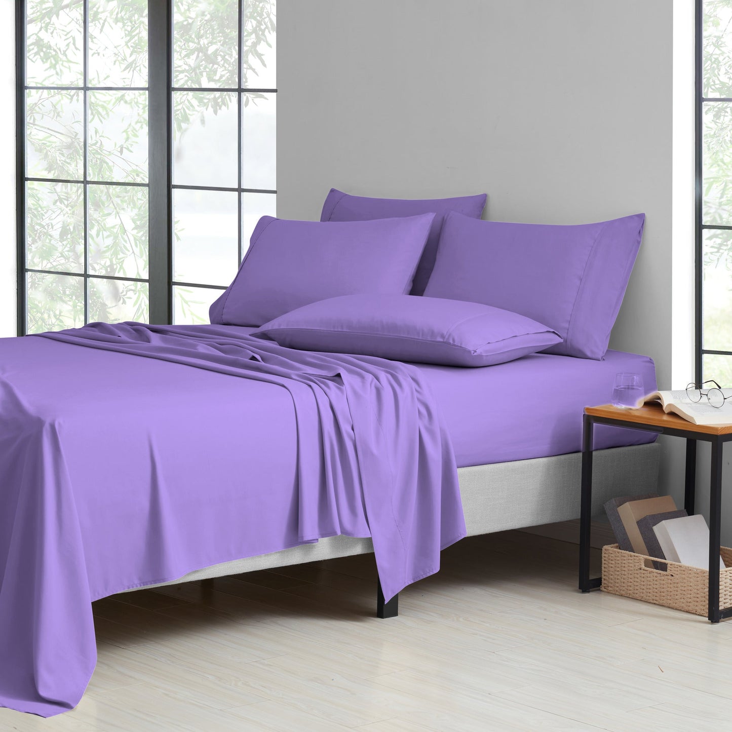 Luxurious Cooling Bamboo Viscose Sheet Set – Breathable, Hypoallergenic, and Moisture-Wicking 16