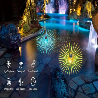 Solaglow - Schwimmende Solar-RGB-Leuchte für Pool & Garten