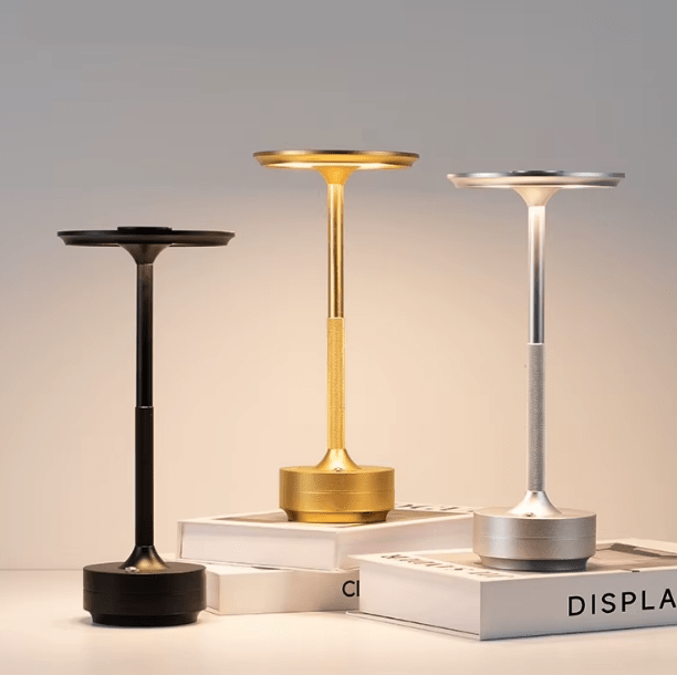 Wireless Touch Table Lamp with 3 Adjustable Light Modes – Modern Aluminum Design 1