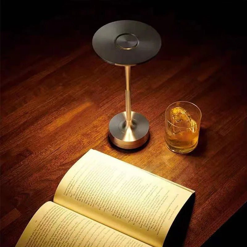 Wireless Touch Table Lamp with 3 Adjustable Light Modes – Modern Aluminum Design 7