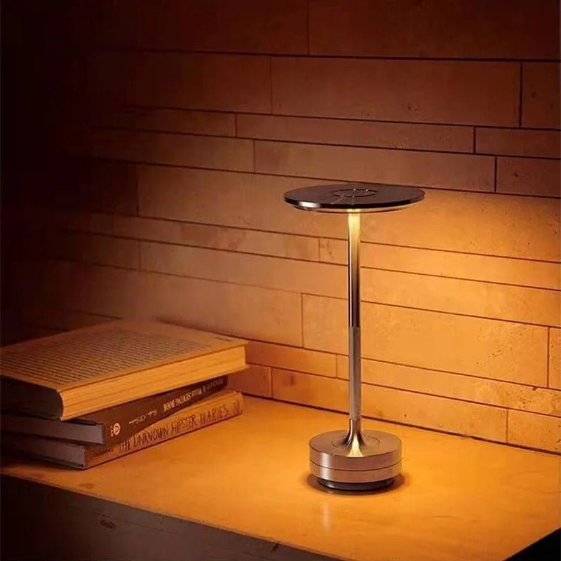 Wireless Touch Table Lamp with 3 Adjustable Light Modes – Modern Aluminum Design 5