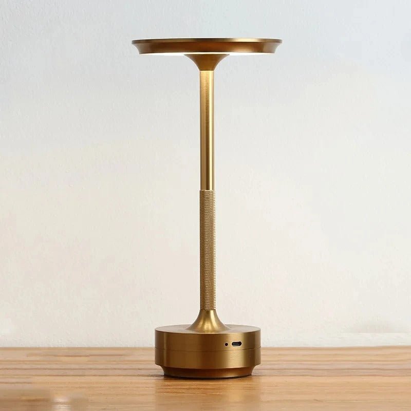Wireless Touch Table Lamp with 3 Adjustable Light Modes – Modern Aluminum Design 3