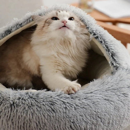 Cozy Nest Bed for Cats and Small Dogs – Orthopedic Plush Pet Bed with Non-Slip Base 2