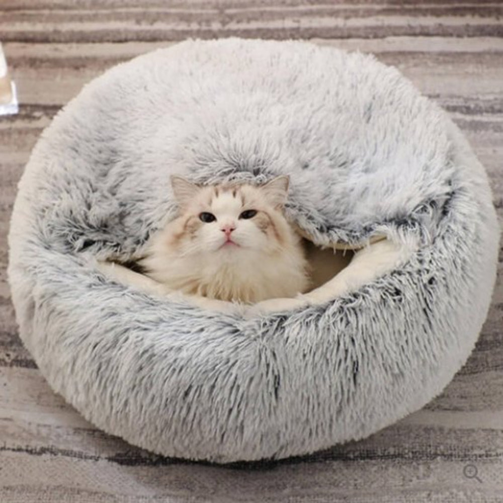 Cozy Nest Bed for Cats and Small Dogs – Orthopedic Plush Pet Bed with Non-Slip Base 5