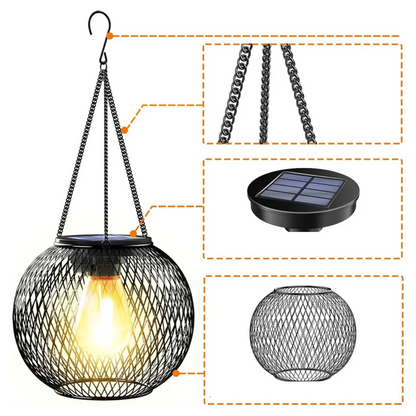 Solenya - Vintage Solar-Gartenlaterne