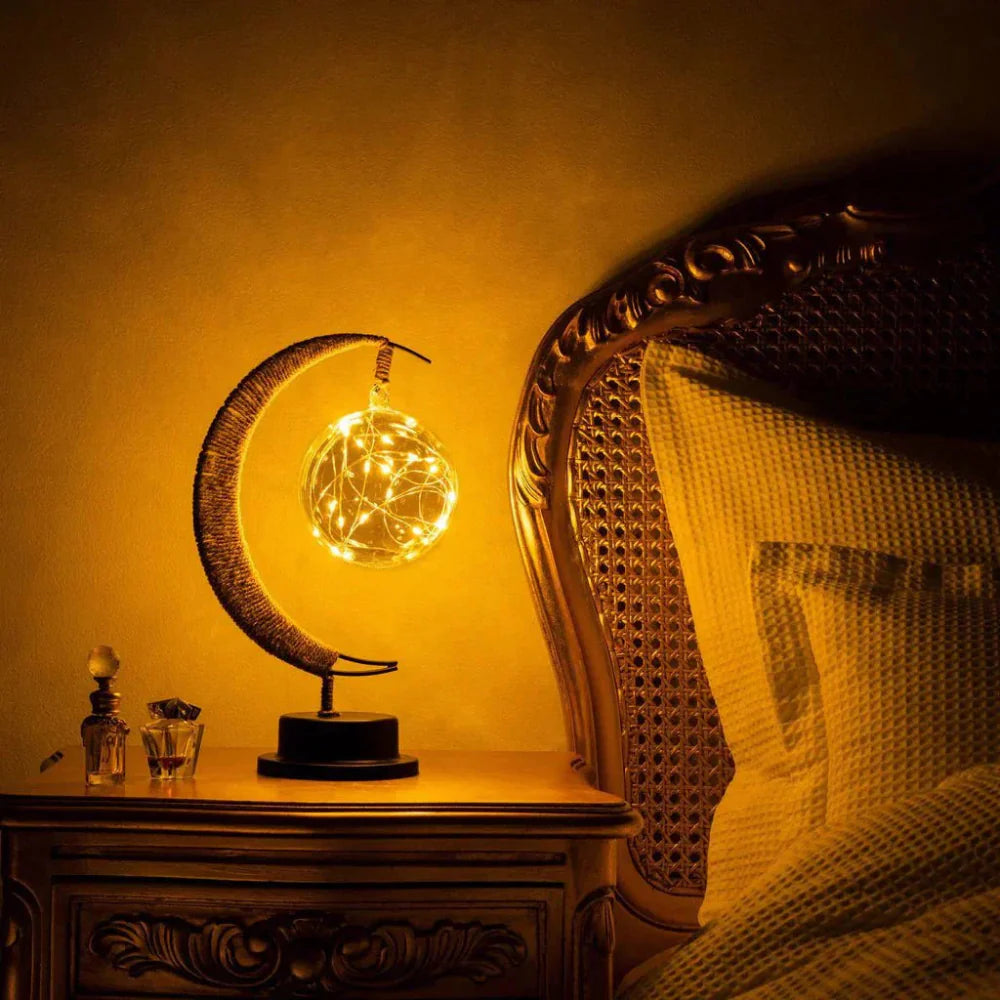 Verzauberte Mondlampe - Weiches Licht für eine verträumte, ruhige Atmosphäre