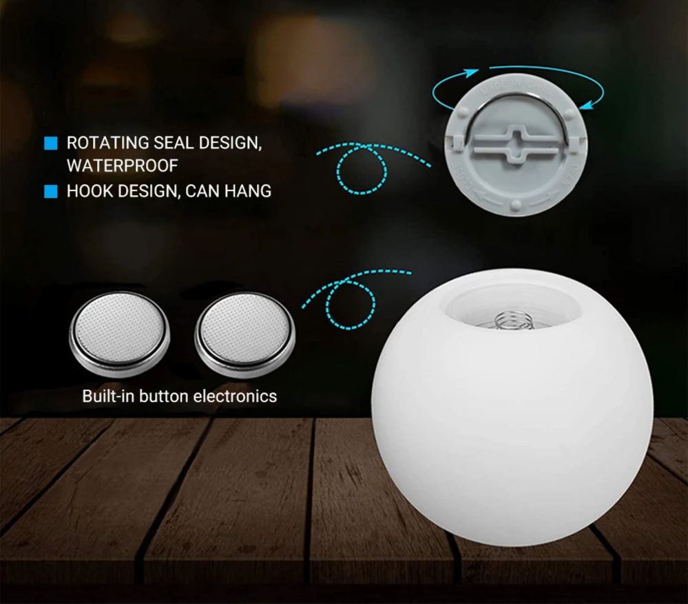 RGB LED Floating Pool Lights - Waterproof Decorative Balls in Various Sizes with Remote Control 9