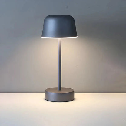 Pilz-Design kabellose LED Schreibtischlampe - Tragbar und über USB wiederaufladbar