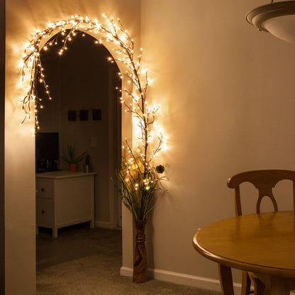 DIY Adjustable LED Willow Branch Lights – 230cm Warm White String Lights for Home Decor 5