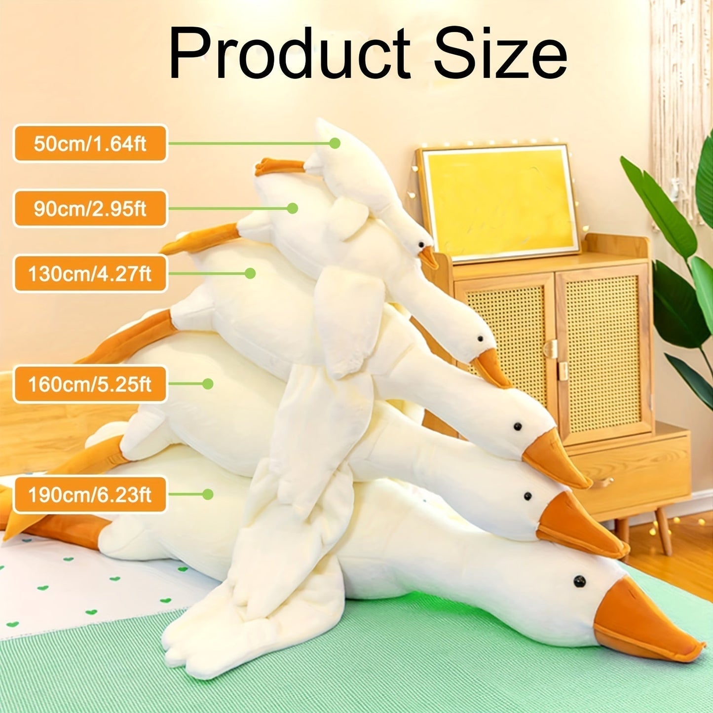 SwanHug - Soft Plush Cuddle Duck for Children
