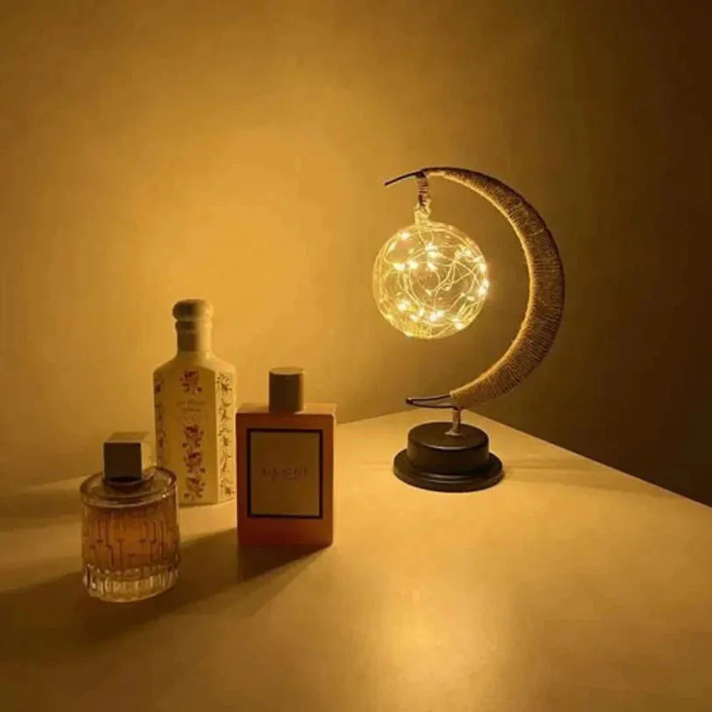 Verzauberte Mondlampe - Weiches Licht für eine verträumte, ruhige Atmosphäre