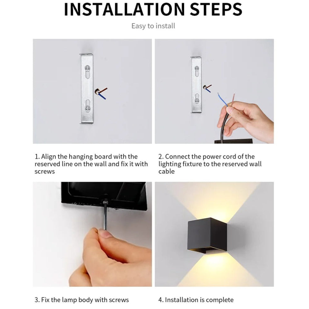 Wireless LED Cube Light Set – Energy-Efficient, Space-Saving Design for Versatile Indoor Lighting 13