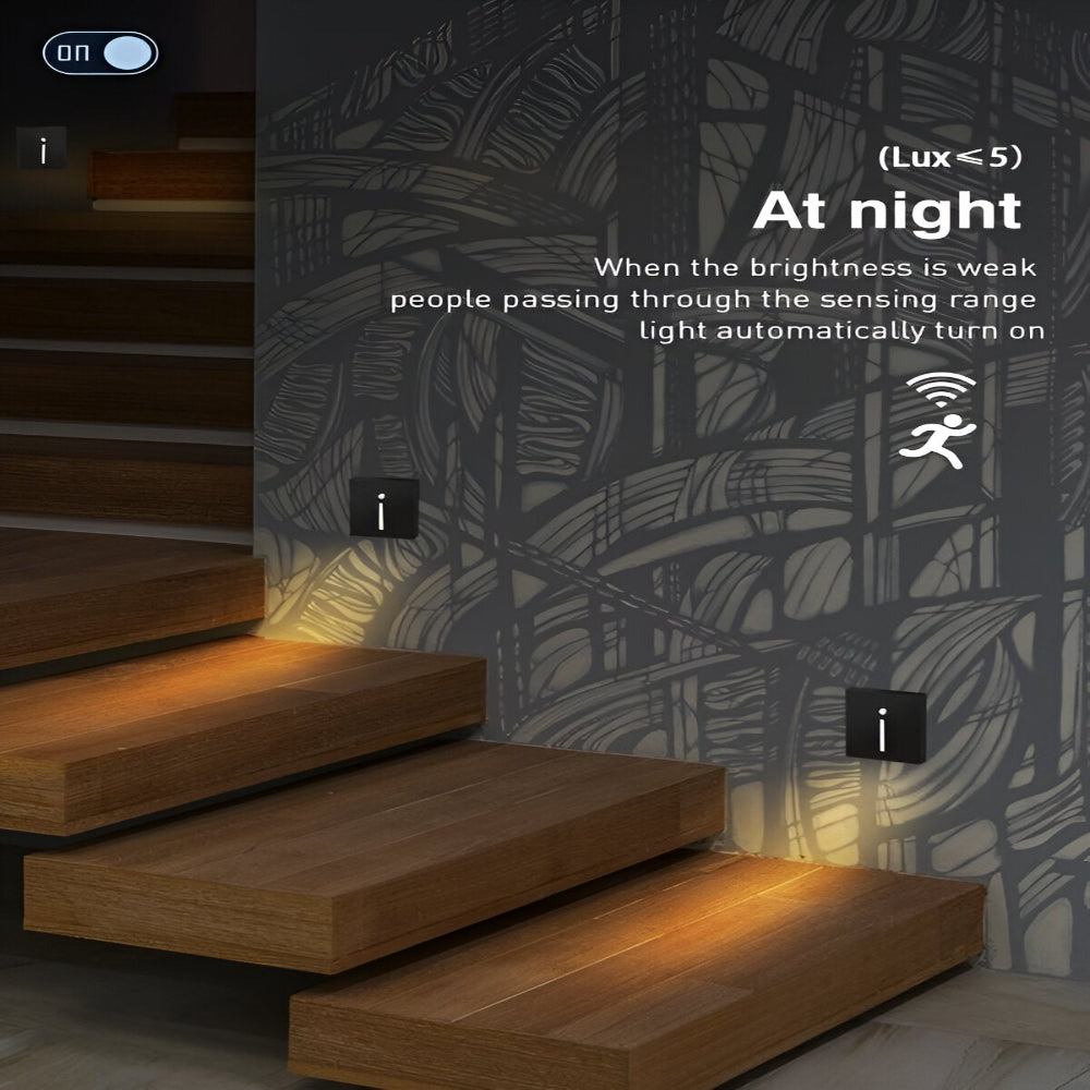 Modern Motion Sensor Stair Light – Stylish LED Wall Light for Safety and Ambiance 5