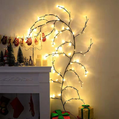 DIY Adjustable LED Willow Branch Lights – 230cm Warm White String Lights for Home Decor 2