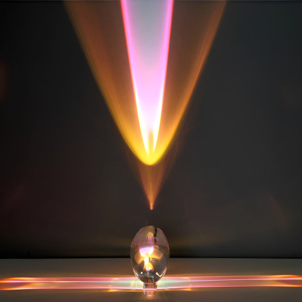 Magical Crystal Spectrum Lamp – LED Light with Colorful Prism for Home Décor 8