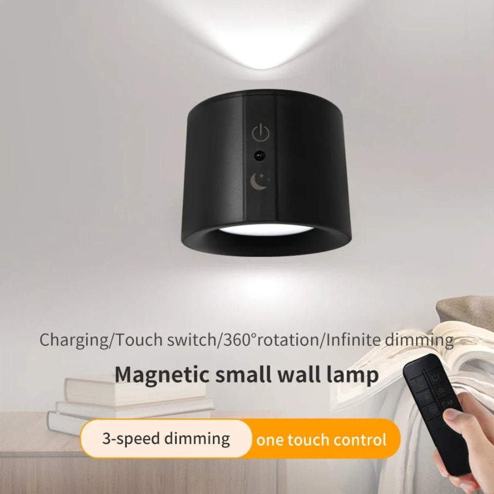 360° Drehbare Wandleuchte mit Fernbedienung - Ideal für jeden Platz