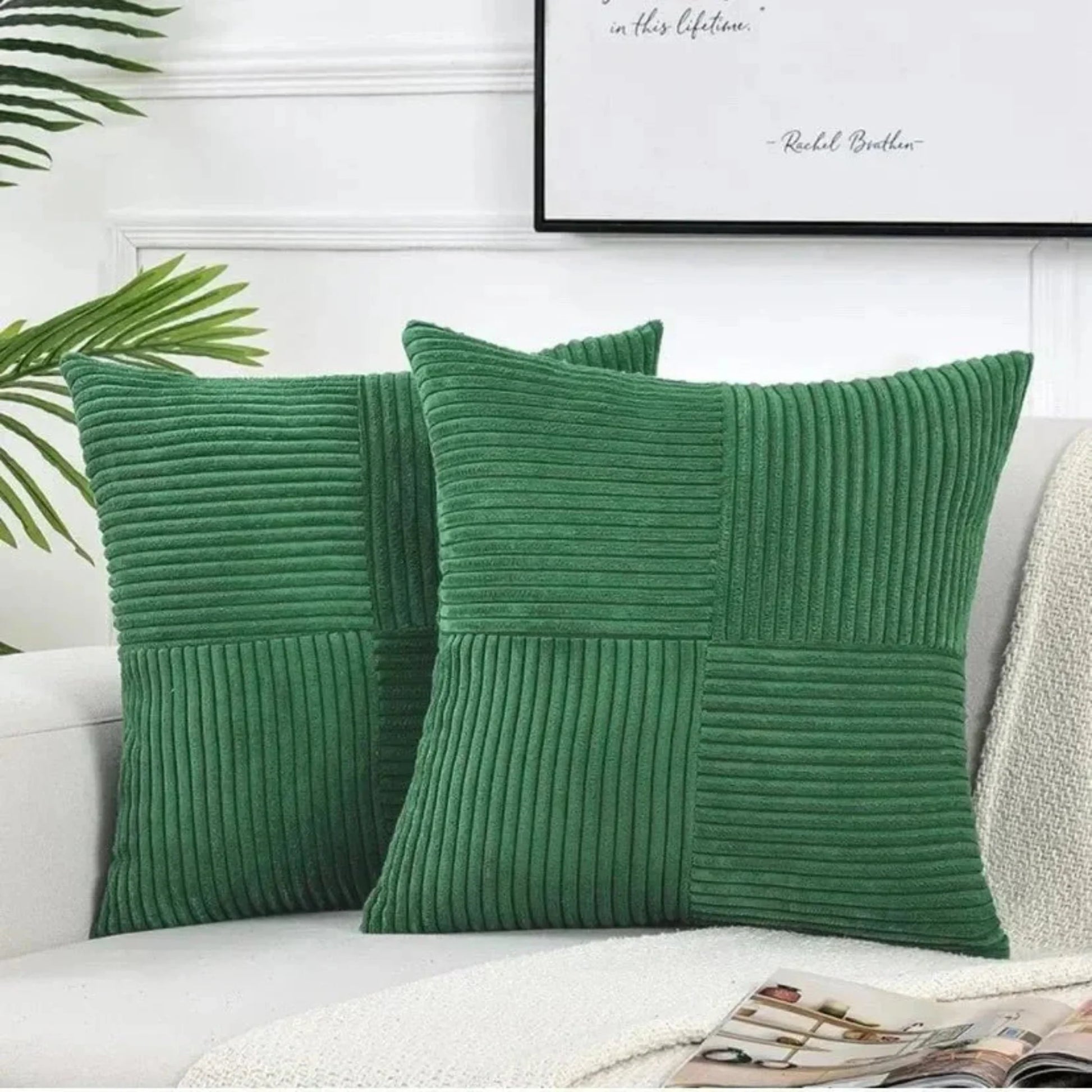 Luxurious Velvet Pillow Covers – Soft and Elegant for Sofa and Bed, 45cm x 45cm 2