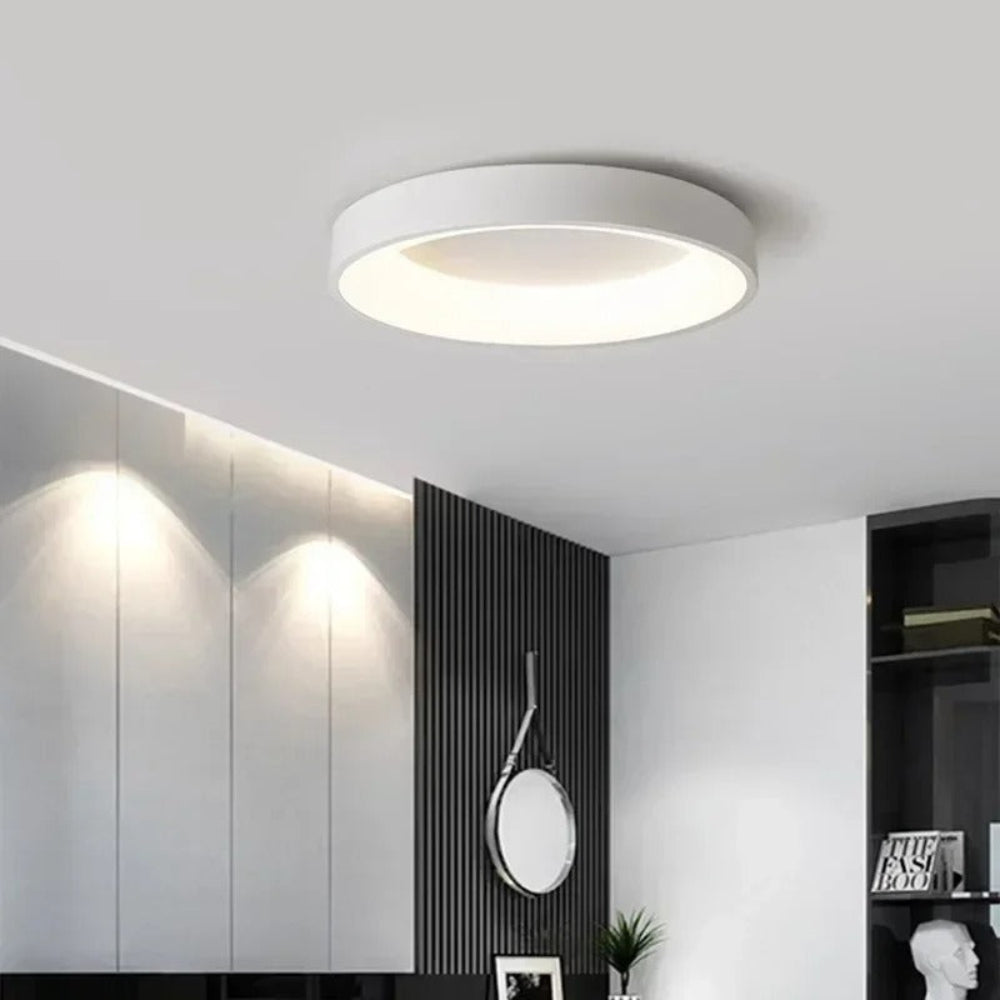 Modern Round LED Ceiling Light with Remote Control – Energy-Efficient Minimalist Design 6