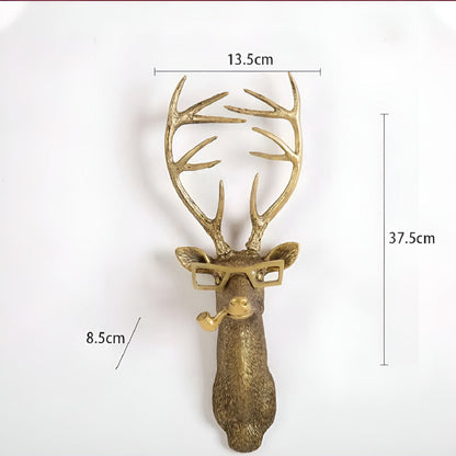 Wall-Mounted Animal Sculptures – Handcrafted Decorative Hooks for Home Accents 8