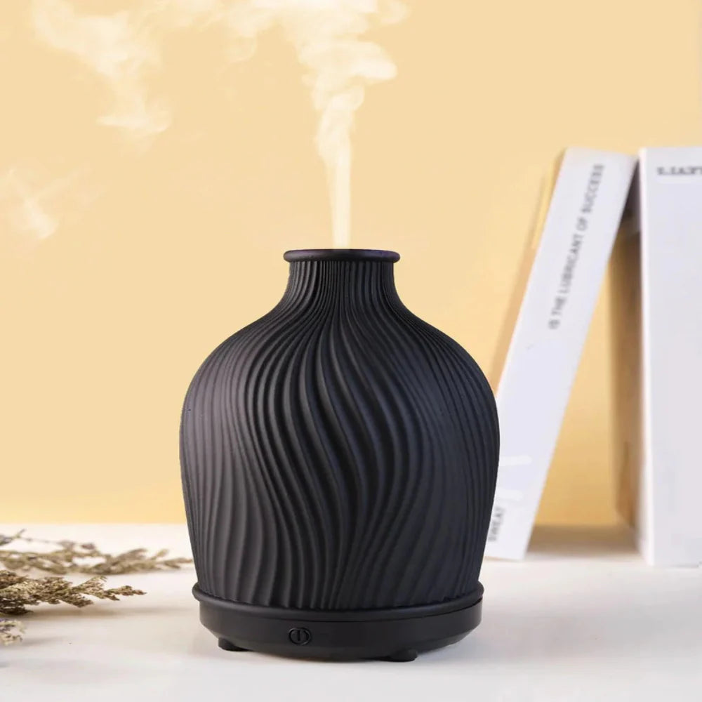 Modern Boho-Style Polyresin Aroma Diffuser – Ultrasonic Humidifier for Home and Office 11