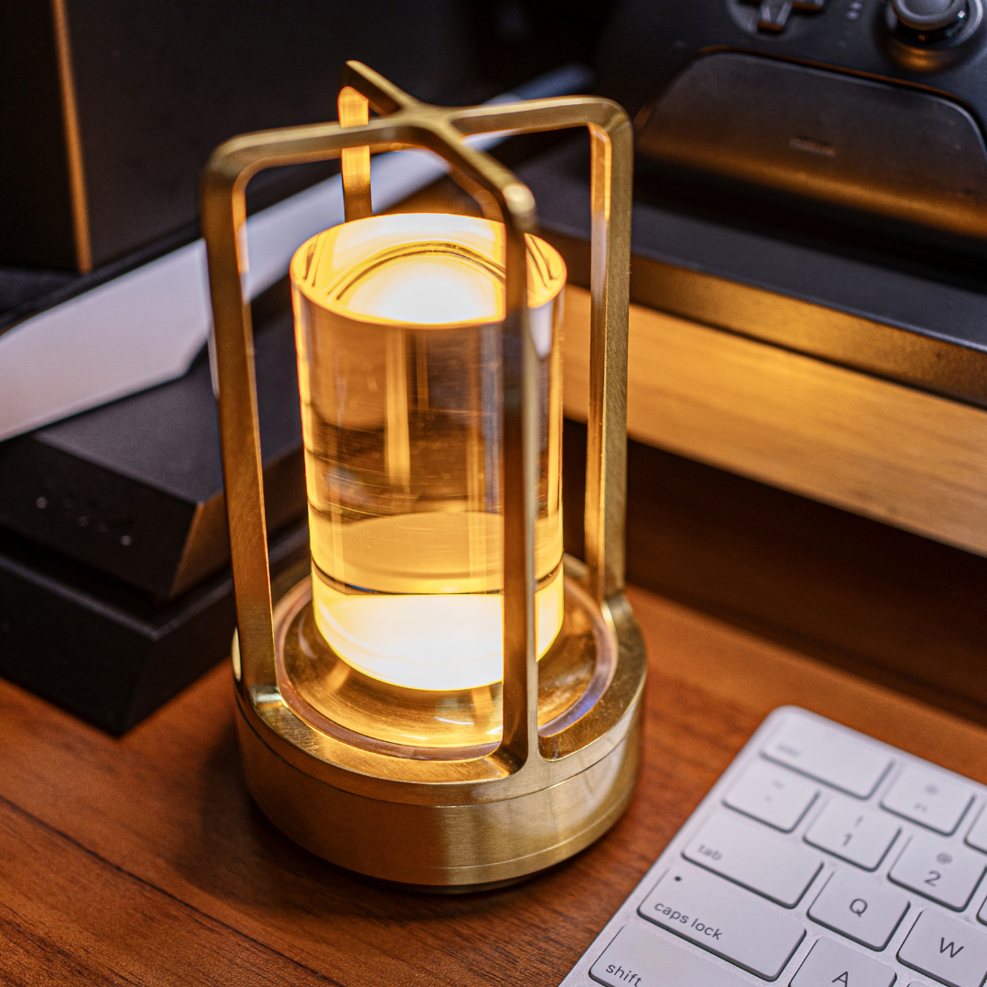 Crystal Touch LED Lamp – Rechargeable Wireless Lantern with Touch Control and 3 Light Modes 1