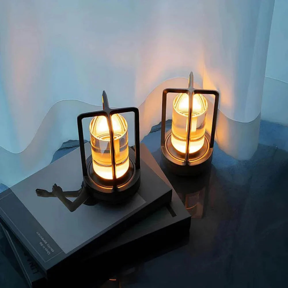 Crystal Touch LED Lamp – Rechargeable Wireless Lantern with Touch Control and 3 Light Modes 2