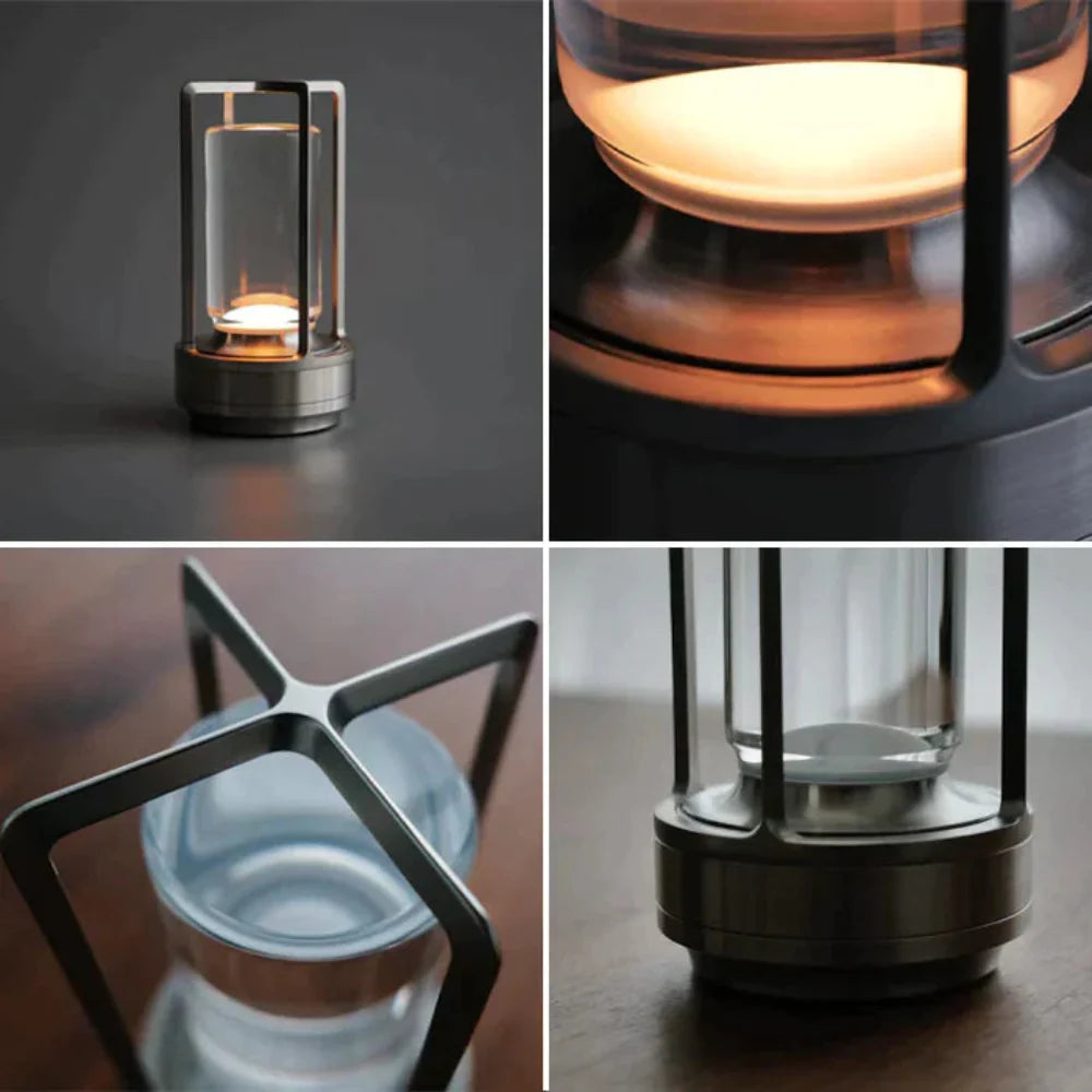 Crystal Touch LED Lamp – Rechargeable Wireless Lantern with Touch Control and 3 Light Modes 6