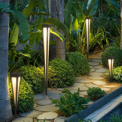 Solar LED Ground Spotlight with Remote Control – Waterproof Outdoor Garden Light 1