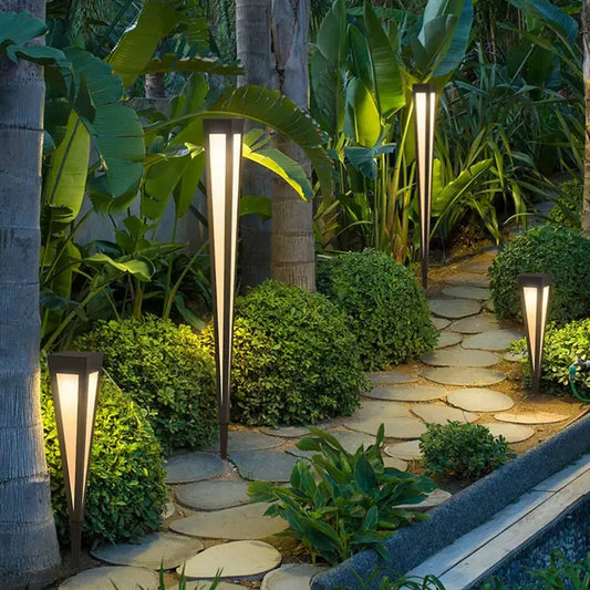 Solar LED Ground Spotlight with Remote Control – Waterproof Outdoor Garden Light 1