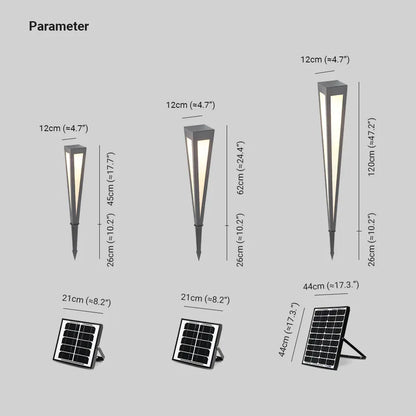 Solar LED Ground Spotlight with Remote Control – Waterproof Outdoor Garden Light 8