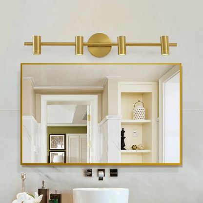 Minimalist Wall Sconce with Gold Accents – Modern Cylindrical Design for Living Room and Bedroom 5