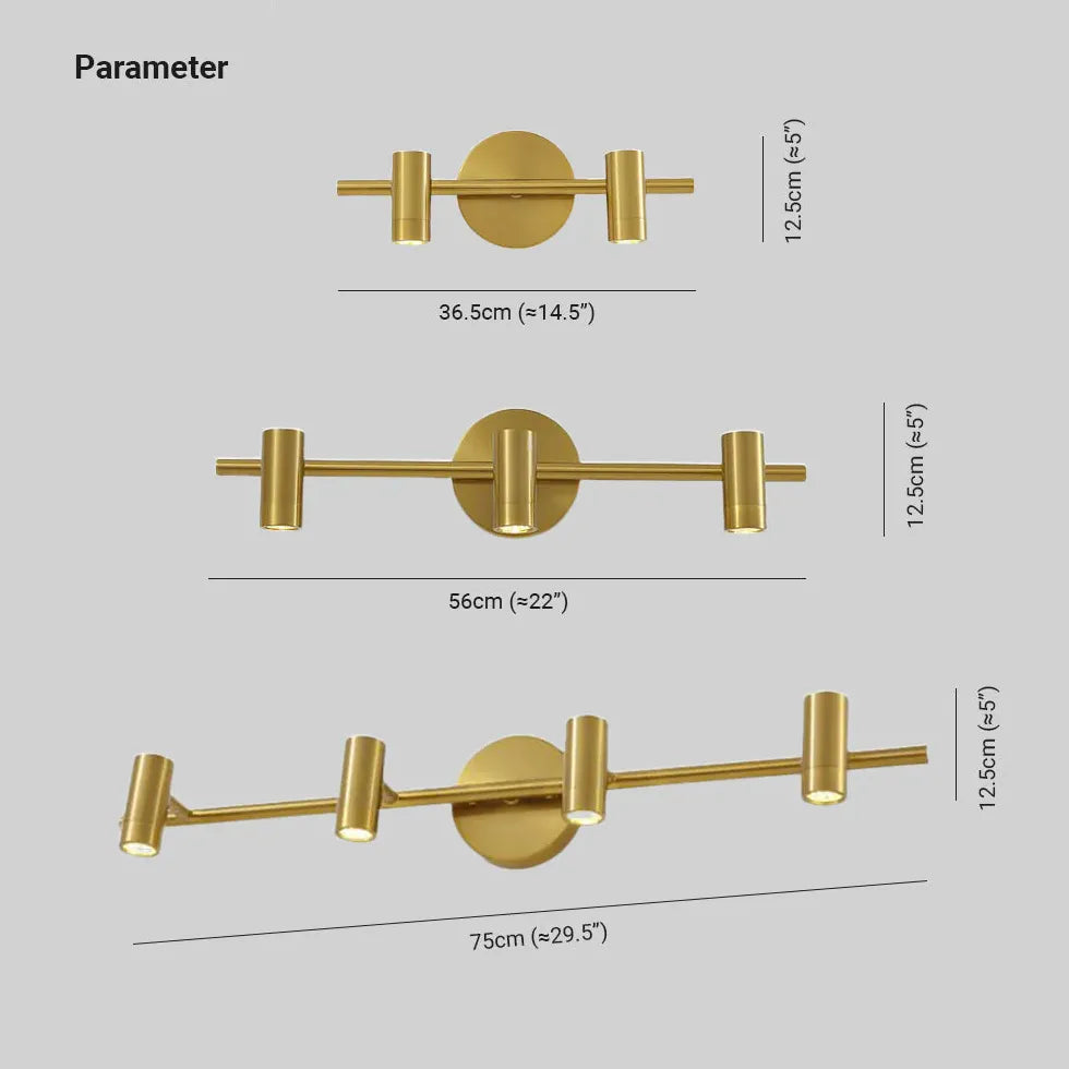 Minimalist Wall Sconce with Gold Accents – Modern Cylindrical Design for Living Room and Bedroom 11