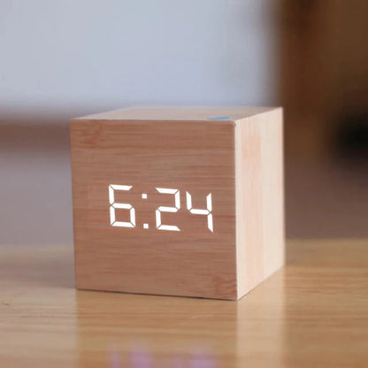 Compact Mini LED Digital Alarm Clock with Adjustable Brightness and Night Mode 7
