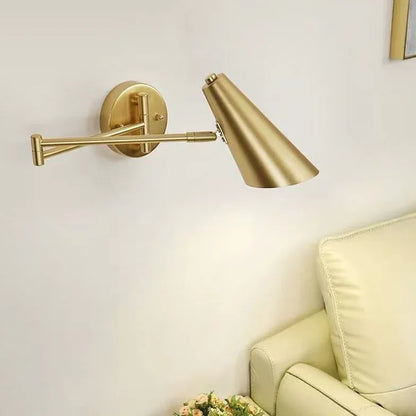 Foldable Modern Reading Wall Lamp with Adjustable Angle – Compact Black Design 3