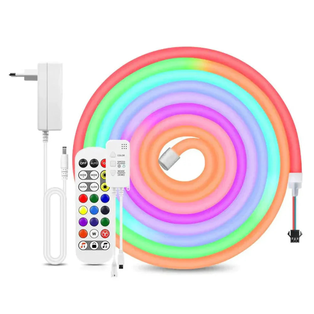 Customizable Neon Rope LED Lights with App Control – Flexible Lighting Design for Home and Office 2