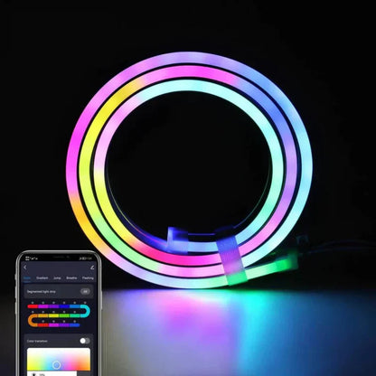 Customizable Neon Rope LED Lights with App Control – Flexible Lighting Design for Home and Office 4