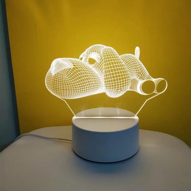 Hand-Blown Glass Night Light for Kids – Soft LED Glow for Peaceful Sleep 12