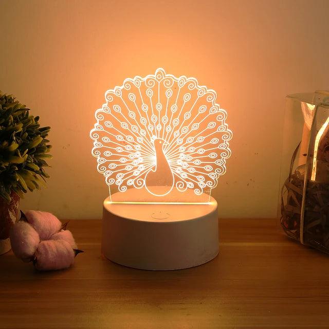 Hand-Blown Glass Night Light for Kids – Soft LED Glow for Peaceful Sleep 16