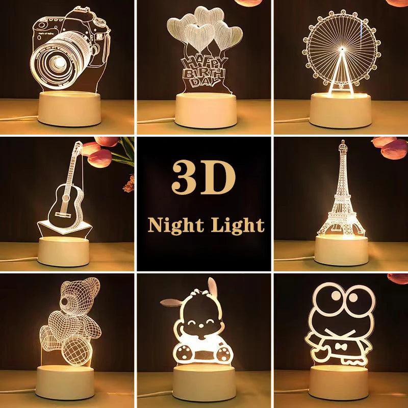 Hand-Blown Glass Night Light for Kids – Soft LED Glow for Peaceful Sleep 2