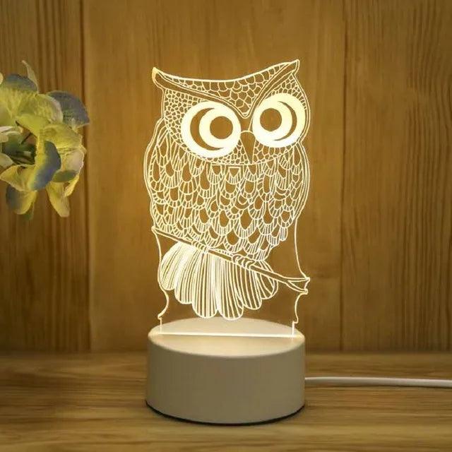 Hand-Blown Glass Night Light for Kids – Soft LED Glow for Peaceful Sleep 24