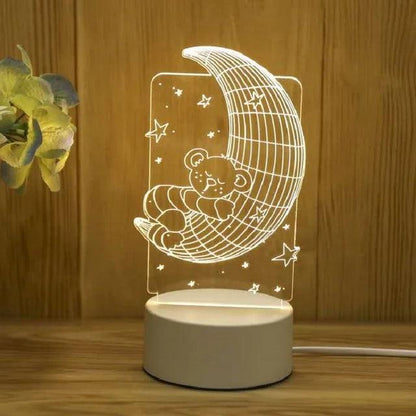 Hand-Blown Glass Night Light for Kids – Soft LED Glow for Peaceful Sleep 31