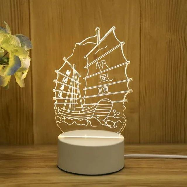 Hand-Blown Glass Night Light for Kids – Soft LED Glow for Peaceful Sleep 32