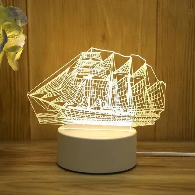 Hand-Blown Glass Night Light for Kids – Soft LED Glow for Peaceful Sleep 33
